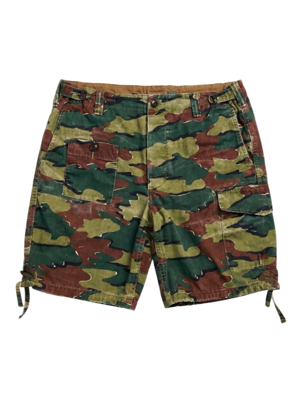 VTG Polo by Ralph Lauren Men's CamoCargo Shorts - Green/Brown 36
